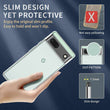 Slim Fit Transparent Protective Silicone Cover for Google Pixel 6 and 7 series