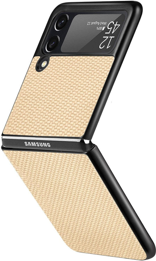 Luxury Carbon Fibre case for Samsung Galaxy Z Flip 3 4