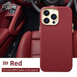 Genuine leather Magnetic Case for iPhone series