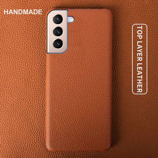 Genuine Leather Case for Samsung smartphones