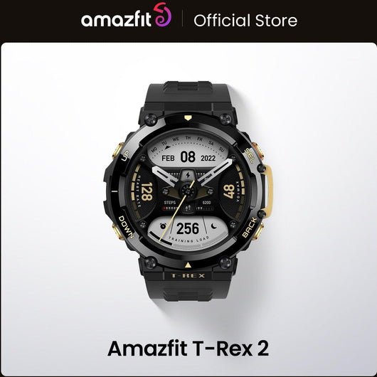 New Amazfit T Rex 2 Smartwatch Dual Band Route Import 150+Built-in Sports Modes