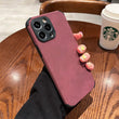 luxury suede smooth iPhone case shockproof stylish protection