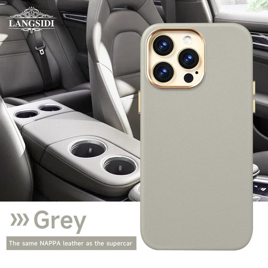 Genuine leather Magnetic Case for iPhone series