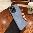 luxury suede smooth iPhone case shockproof stylish protection