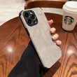 luxury suede smooth iPhone case shockproof stylish protection