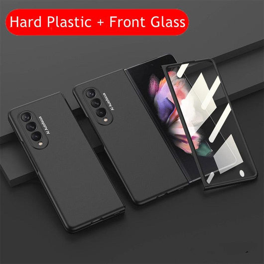 High Quality Tempered Glass Transparent Case for Samsung Galaxy Z Fold 3 4